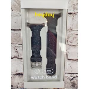 Heyday Apple Watch Band 42-49mm Black Speckle NEW 1 Count